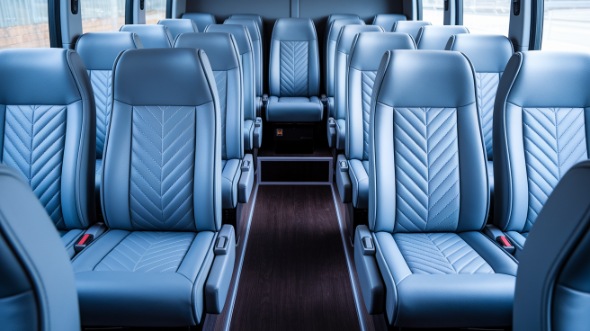15 passenger minibus interior