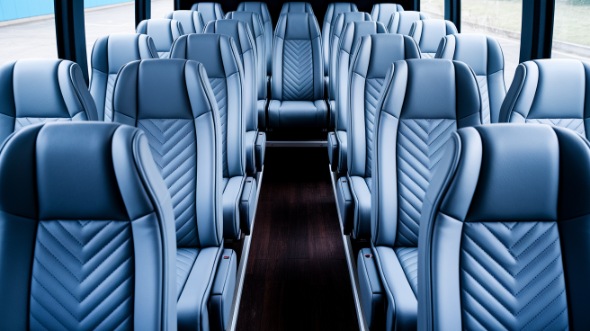 28 passenger minibus interior