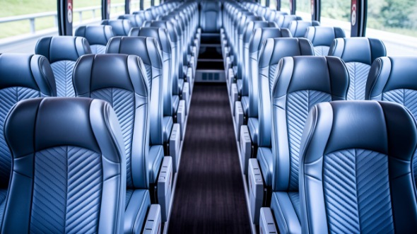 54 passenger charter bus interior