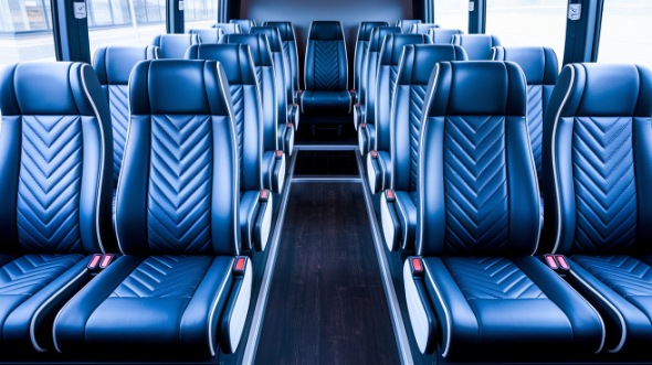 aurora 15 passenger minibus inside
