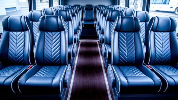 aurora 20 passenger minibus inside