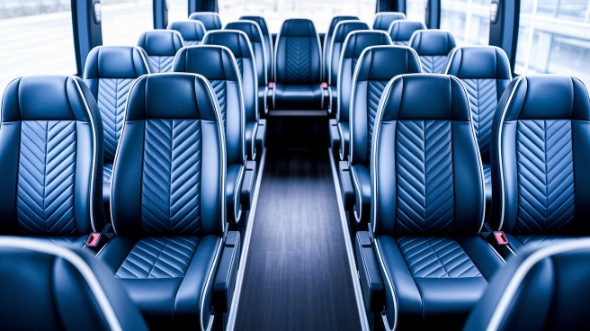 aurora 25 passenger minibus inside
