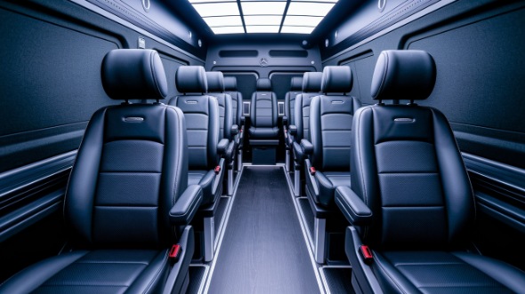 sprinter van with driver interior